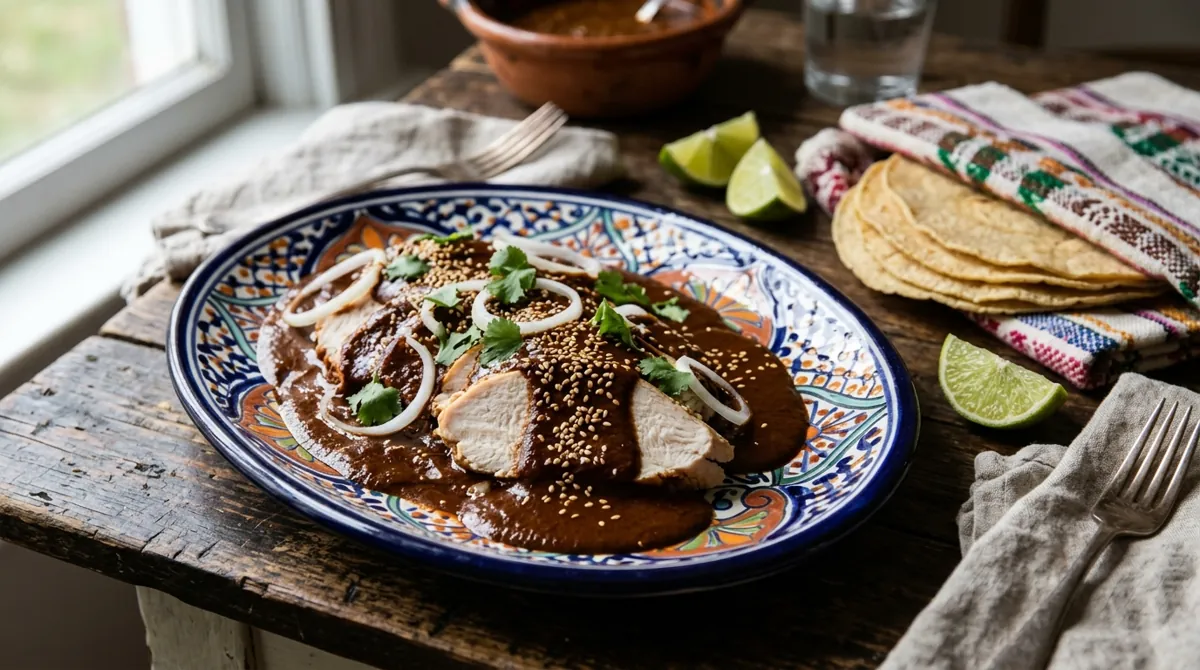 Mole Poblano with Turkey (Mole Poblano de Guajolote)