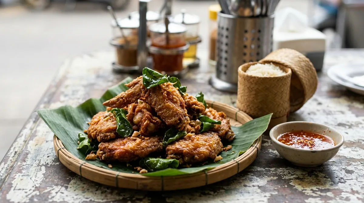Thai Fried Chicken Wings (Peek Gai Tod)